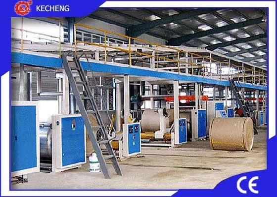 Steam Heating 5ply 250m/min Corrugated Cardboard Production Line