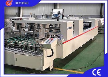 Paperboard Carton Folder Gluer / Belt Feeding Automatic Carton Folding Machine